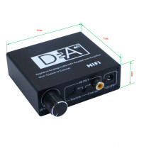 Digital to Analog Audio HIFI Headphone Amplifier converter switch with Toslink Coaxial For Home Theater DVD Speaker